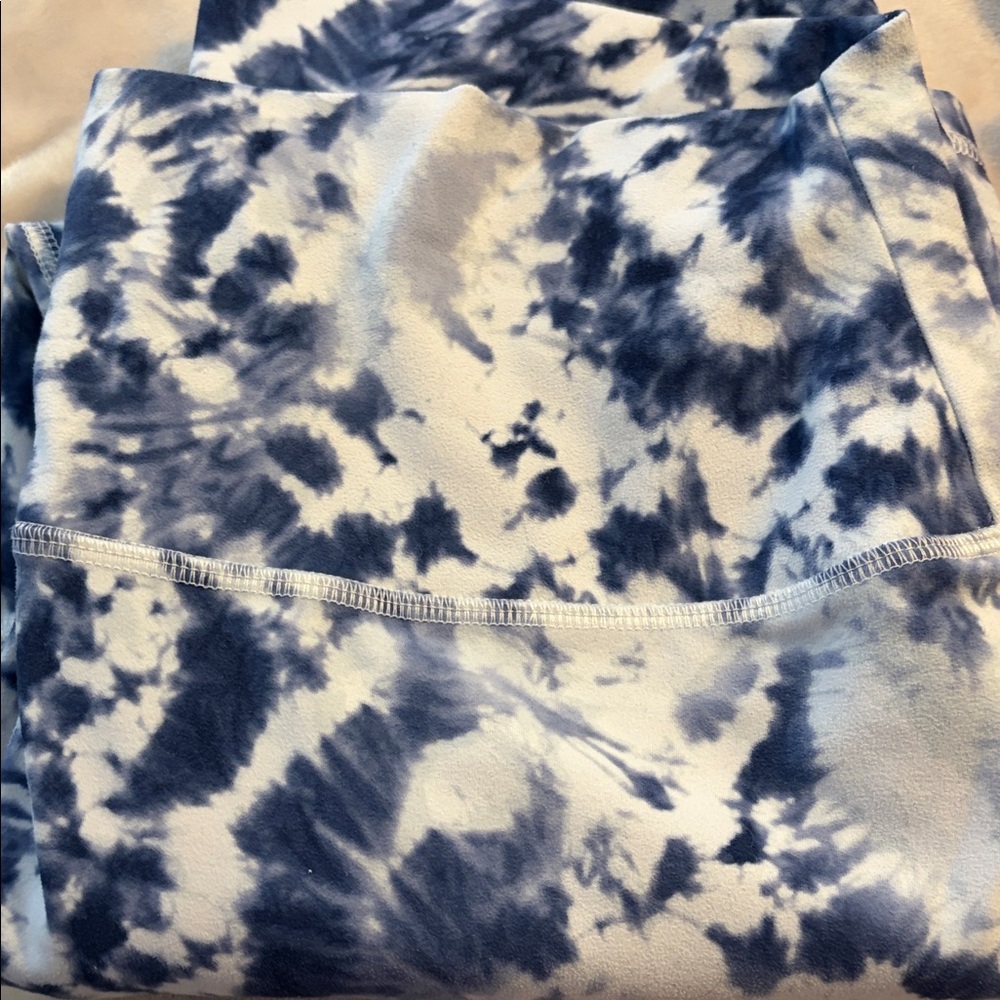 RBX Navy and White Tie-Dye leggings